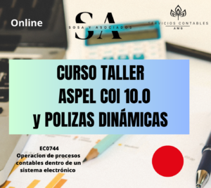 TEMARIO TALLER ONLINE ASPEL COI 10.0 Y POLIZAS DINAMICAS 23-08-24